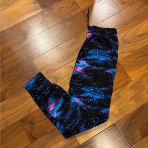 Galaxy Print Kids Jogger Pants